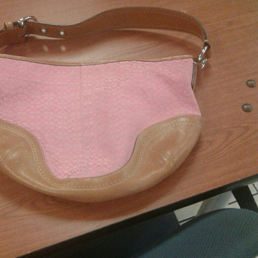 Coach hobo style purse